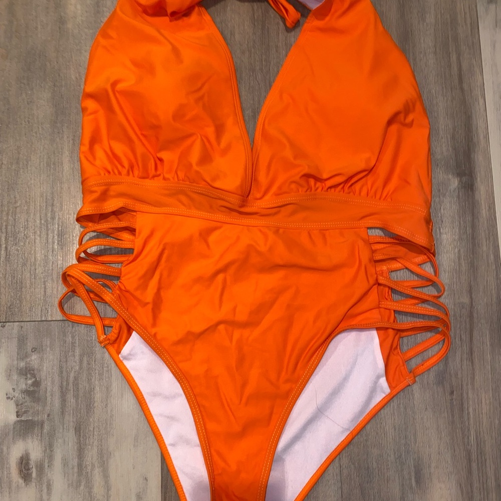 NEVER WORK one piece swimsuit in XL